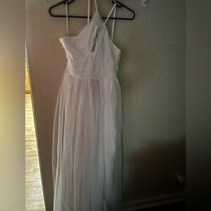 SHEIN White One Shoulder Dress